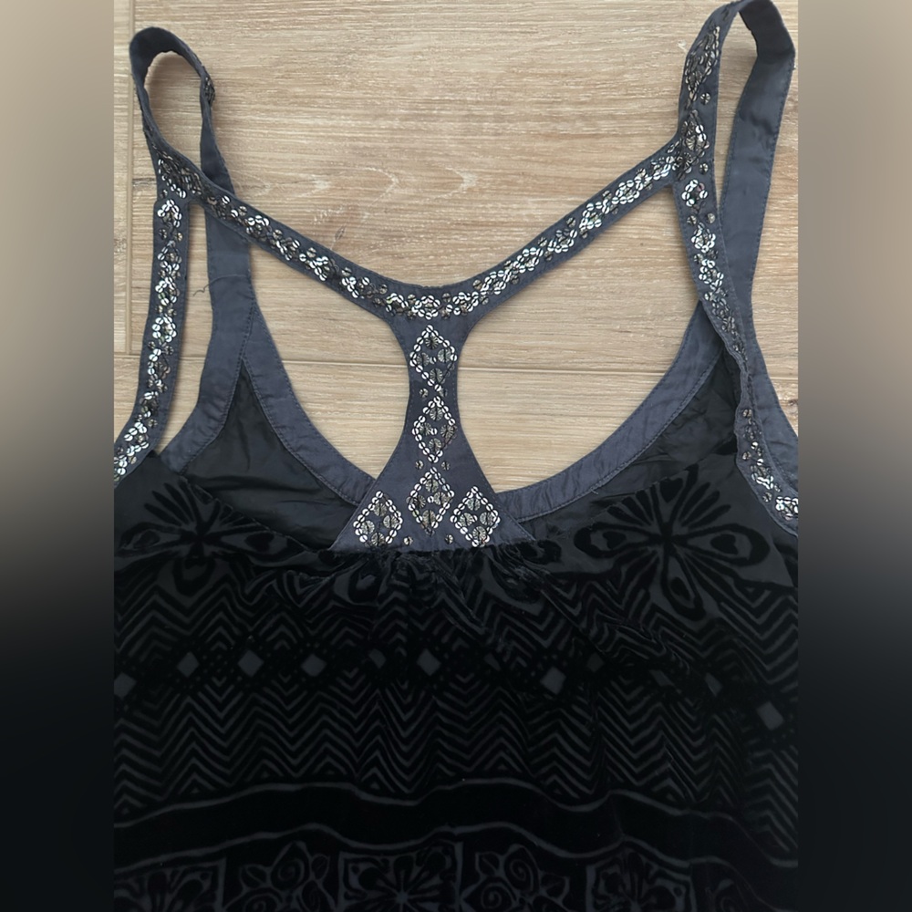 Free People Velvet/Silk Dress/Tunic  6 - Picture 4 of 8